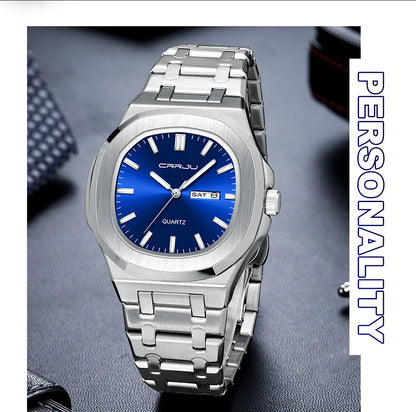 Orologio da uomo in acciaio inossidabile CRRJU
