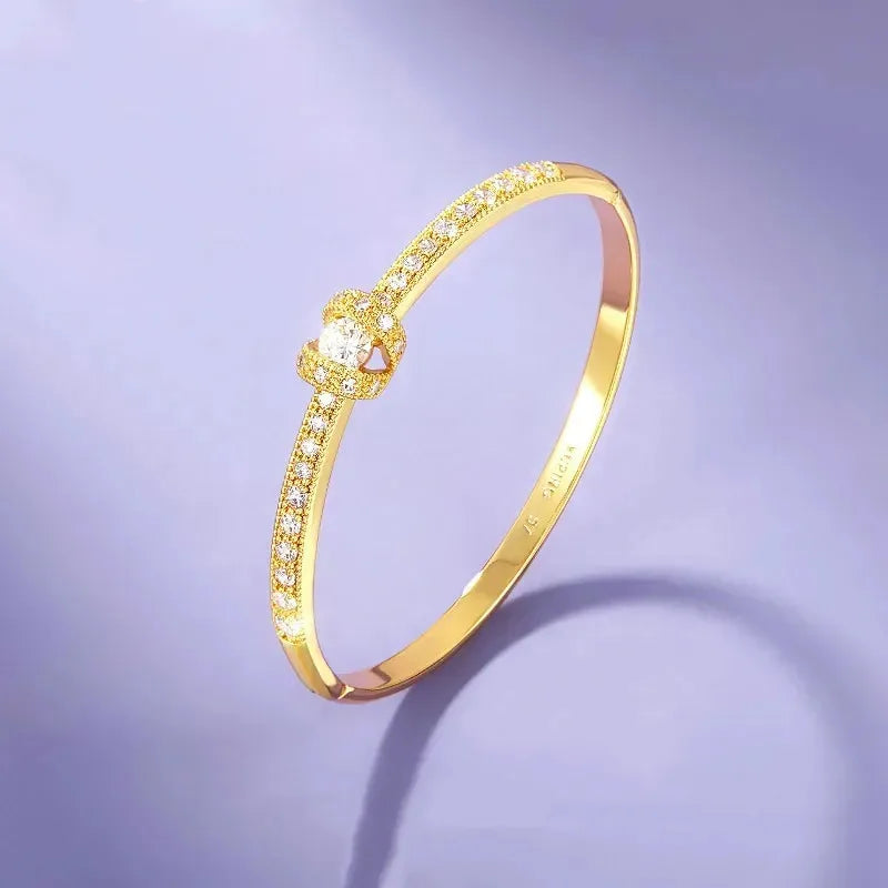 AU999 Gold Bracelet Diamond