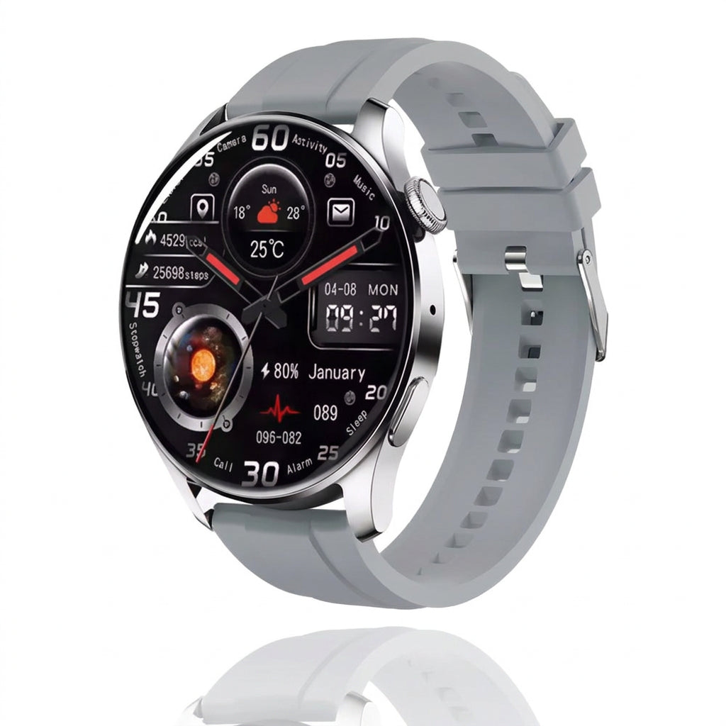 OLA ESPORTE Round Unisex Smart Watch for Android or iOS