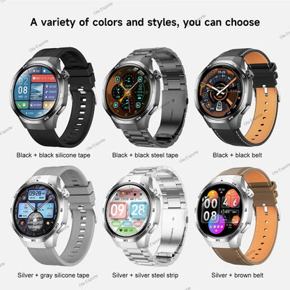 OLA ESPORTE Round Unisex Smart Watch for Android or iOS