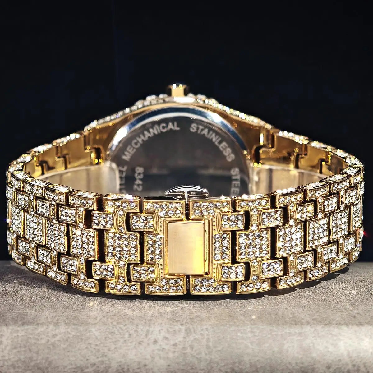 UNIGUET Herren-Hip-Hop-Uhr
