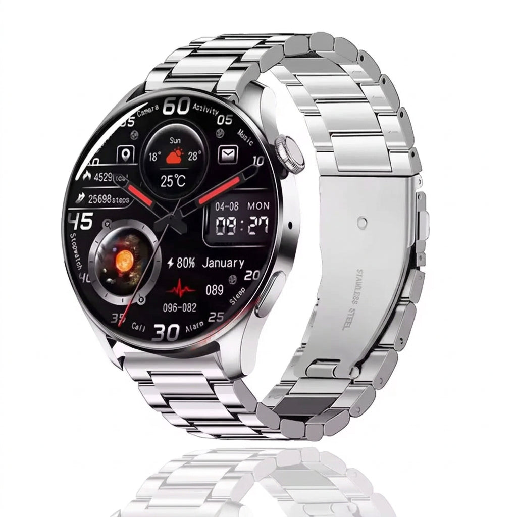 OLA ESPORTE Round Unisex Smart Watch for Android or iOS