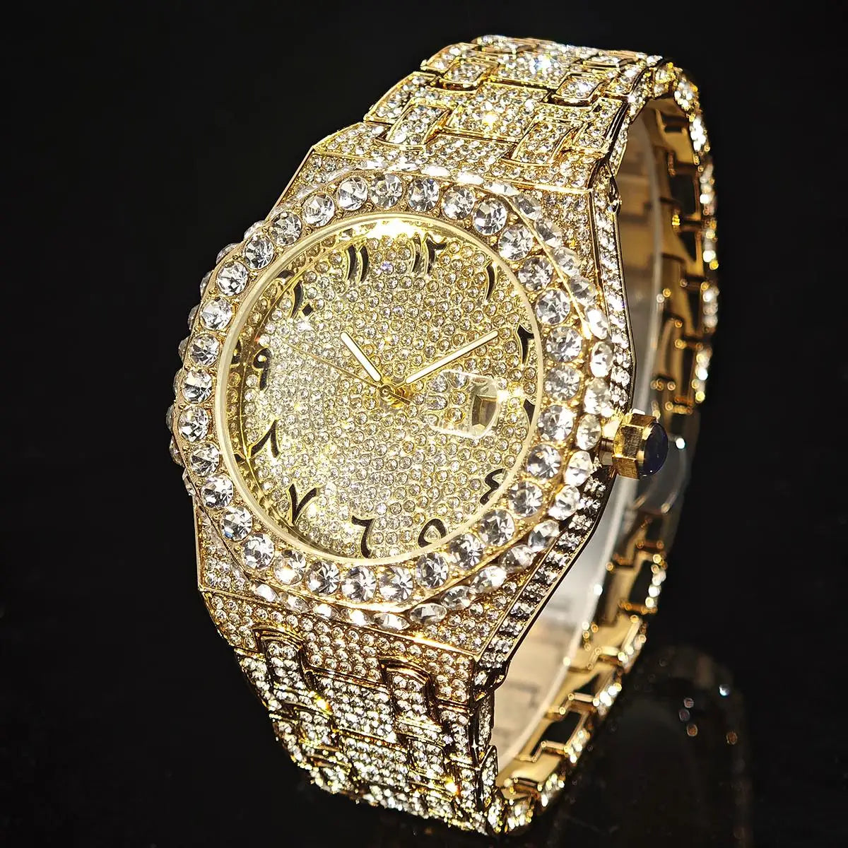 UNIGUET Herren-Hip-Hop-Uhr