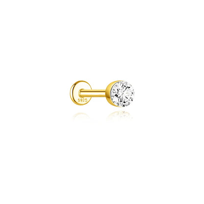 AIDE Certified Moissanite Earrings 925 Sterling Silver Piercing Woman Jewelry Water drops stars moon tassels flowers leaves Gift