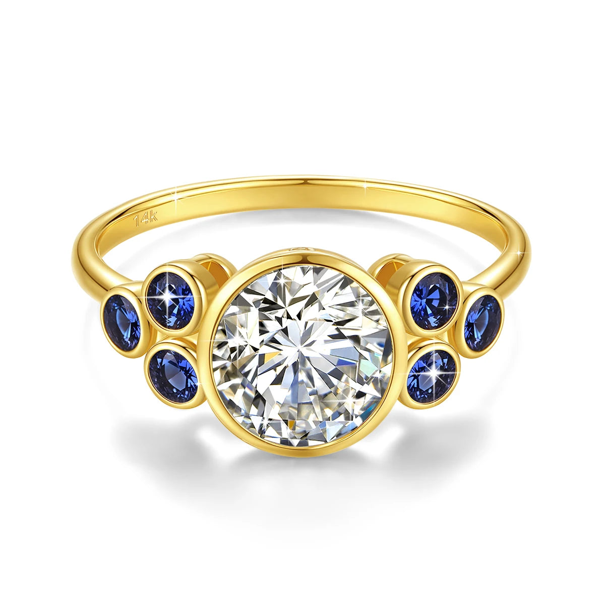 Au585 Round Cut 2.0CT