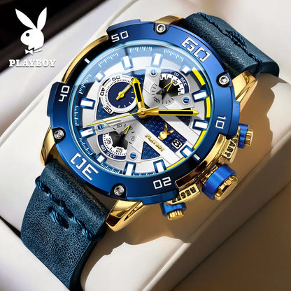 Orologi cronografici da uomo PLAYBOY, resistenti all&