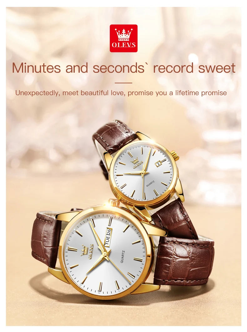 OLEVS Couples Watch