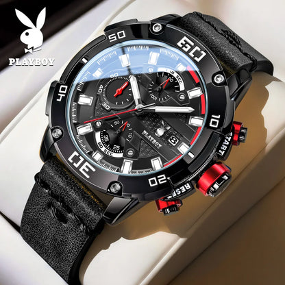 Orologi cronografici da uomo PLAYBOY, resistenti all&