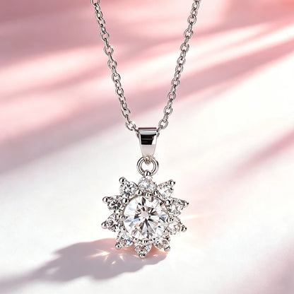 AITERNITY Moissanite Pendant Necklace