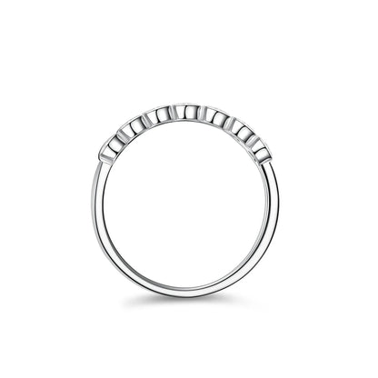 18K Gold &amp; Moissanite Seven-star Ring