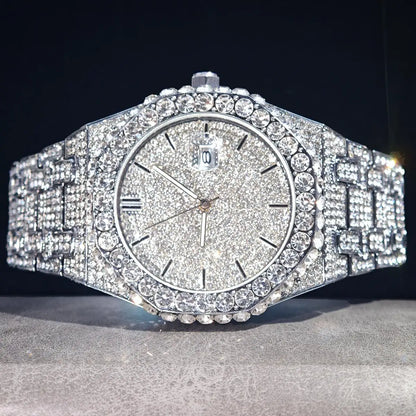 UNIGUET Herren-Hip-Hop-Uhr