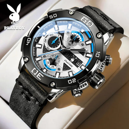 Orologi cronografici da uomo PLAYBOY, resistenti all&