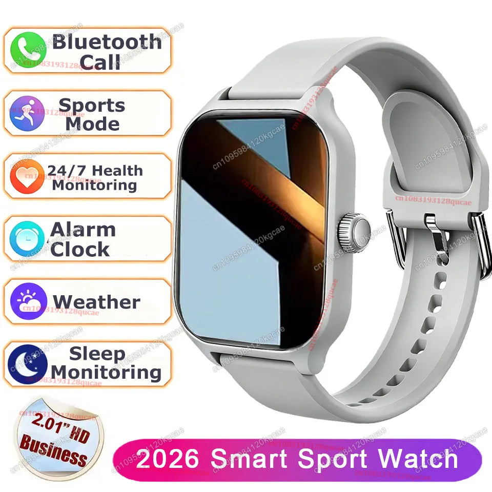 OLA ESPORTE Rectangle Unisex Smart Watch for Android or iOS