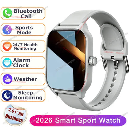 OLA ESPORTE Rectangle Unisex Smart Watch for Android or iOS