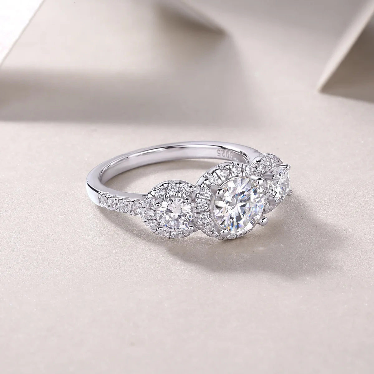 PureMax 1ct oval Certified Moissanite Rings For Woman 925 Sterling Silver Jewelry Engagement Woman&