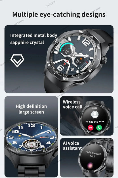 OLA ESPORTE Round Unisex Smart Watch for Android or iOS