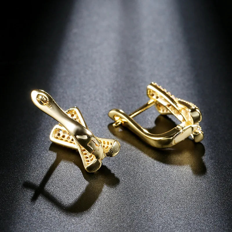 New 925 Sterling Silver Earrings Moissanite Beautiful Fashion for Women Wedding Jewelry Classic Female Accessories Gifts party