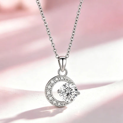 AITERNITY Moissanite Pendant Necklace