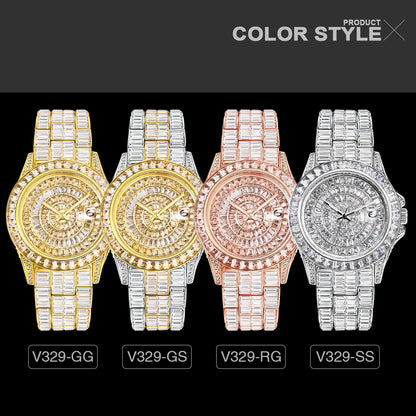 Reloj Iced Out para hombre MISSFOX