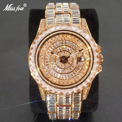 Reloj Iced Out para hombre MISSFOX