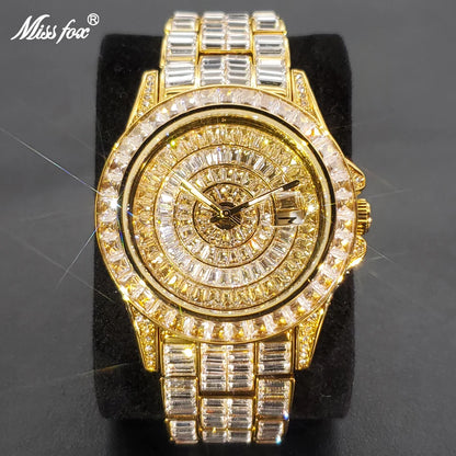 Reloj Iced Out para hombre MISSFOX