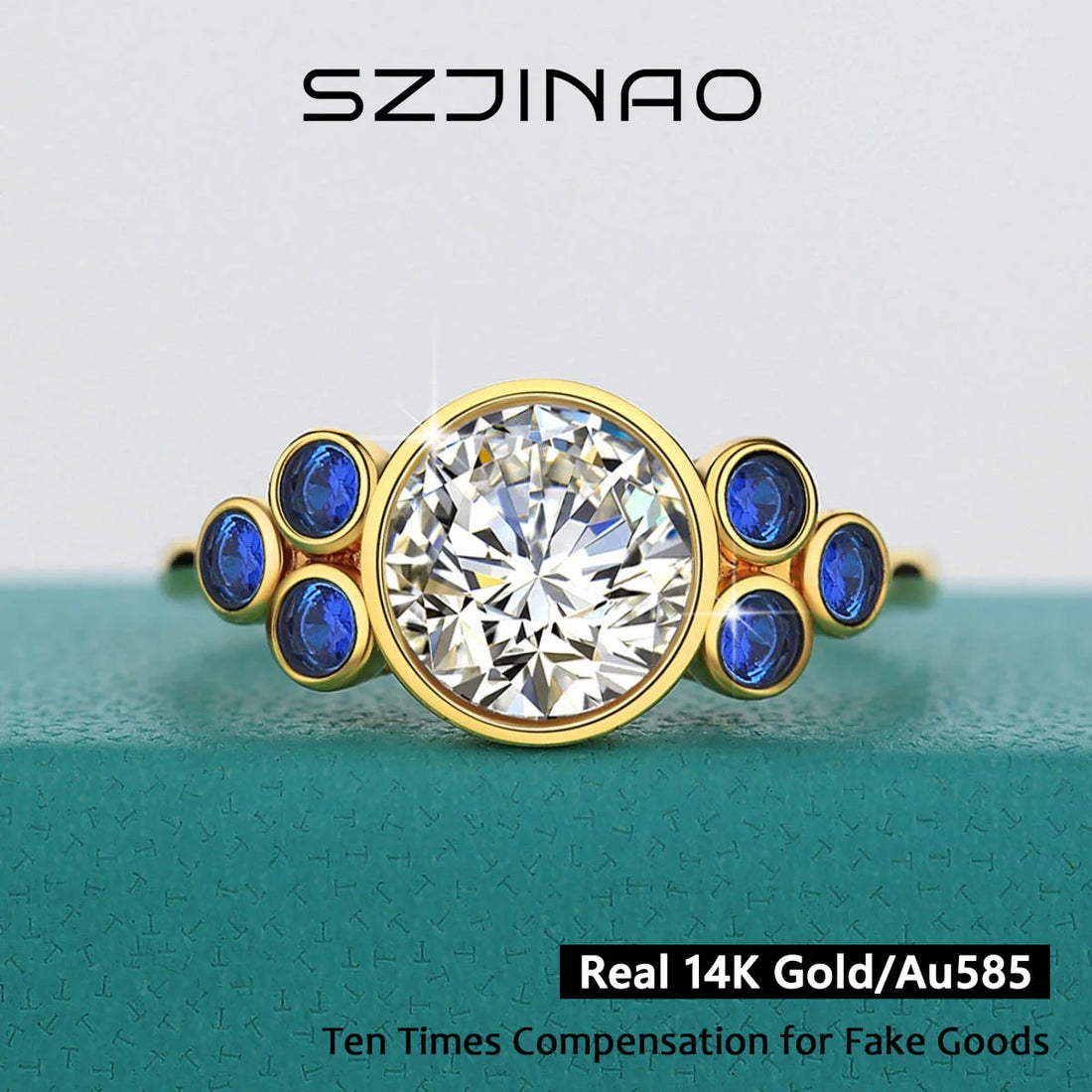 Au585 Round Cut 2.0CT