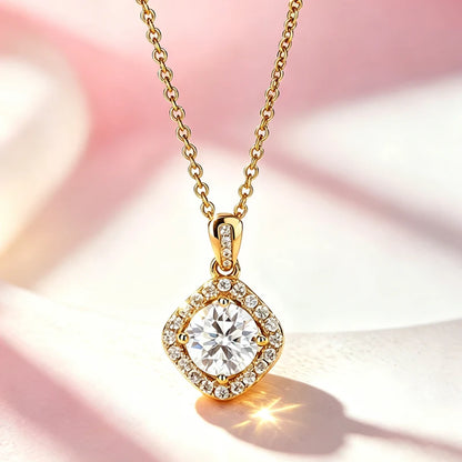 AITERNITY Moissanite Pendant Necklace