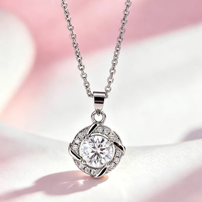 AITERNITY Moissanite Pendant Necklace