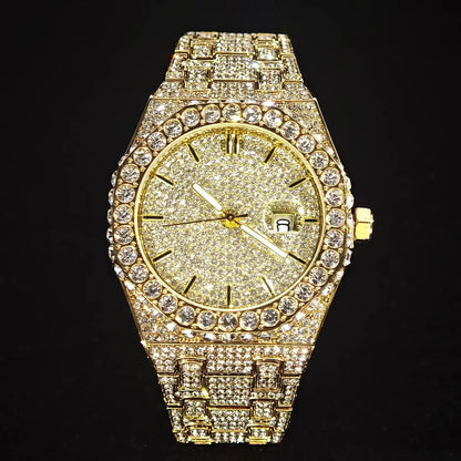 UNIGUET Herren-Hip-Hop-Uhr