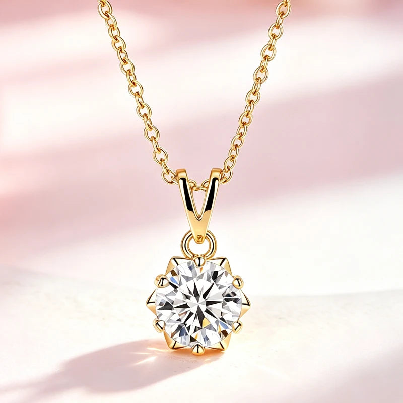 AITERNITY Moissanite Pendant Necklace