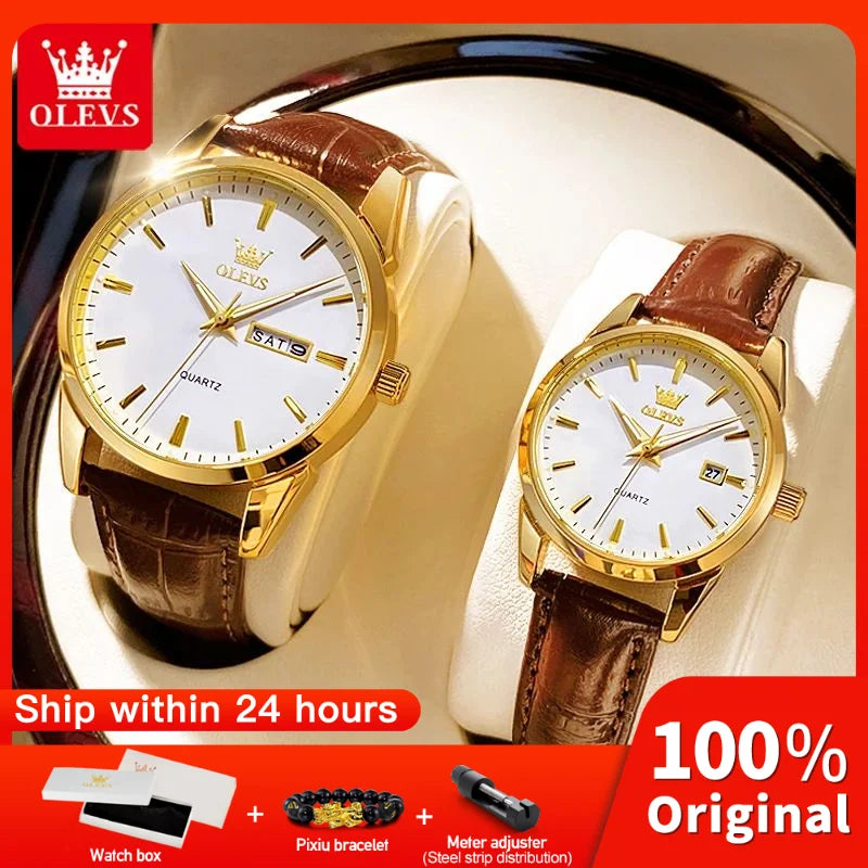 OLEVS Couples Watch