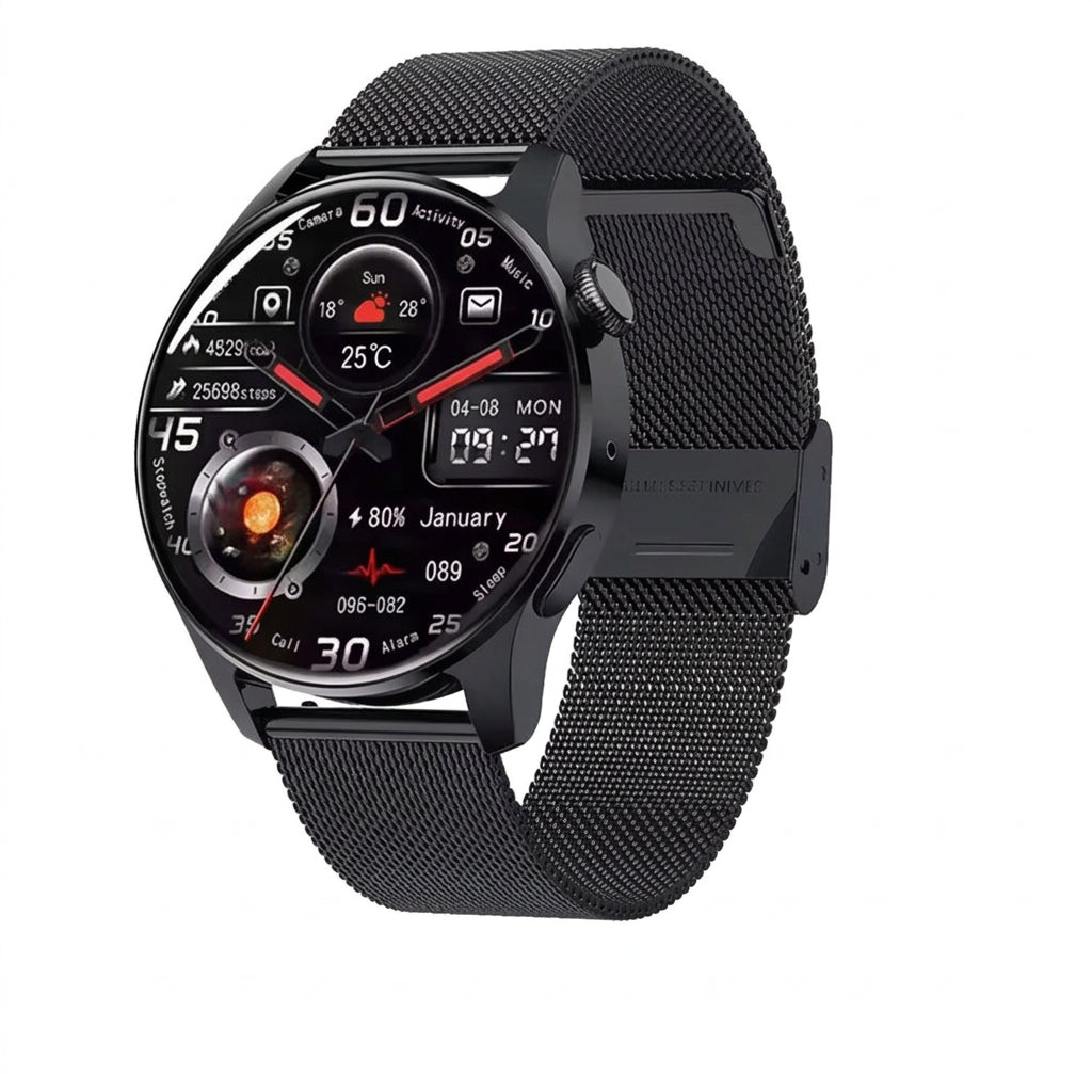 OLA ESPORTE Round Unisex Smart Watch for Android or iOS