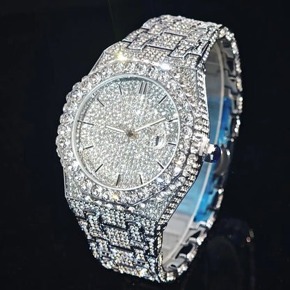 UNIGUET Herren-Hip-Hop-Uhr