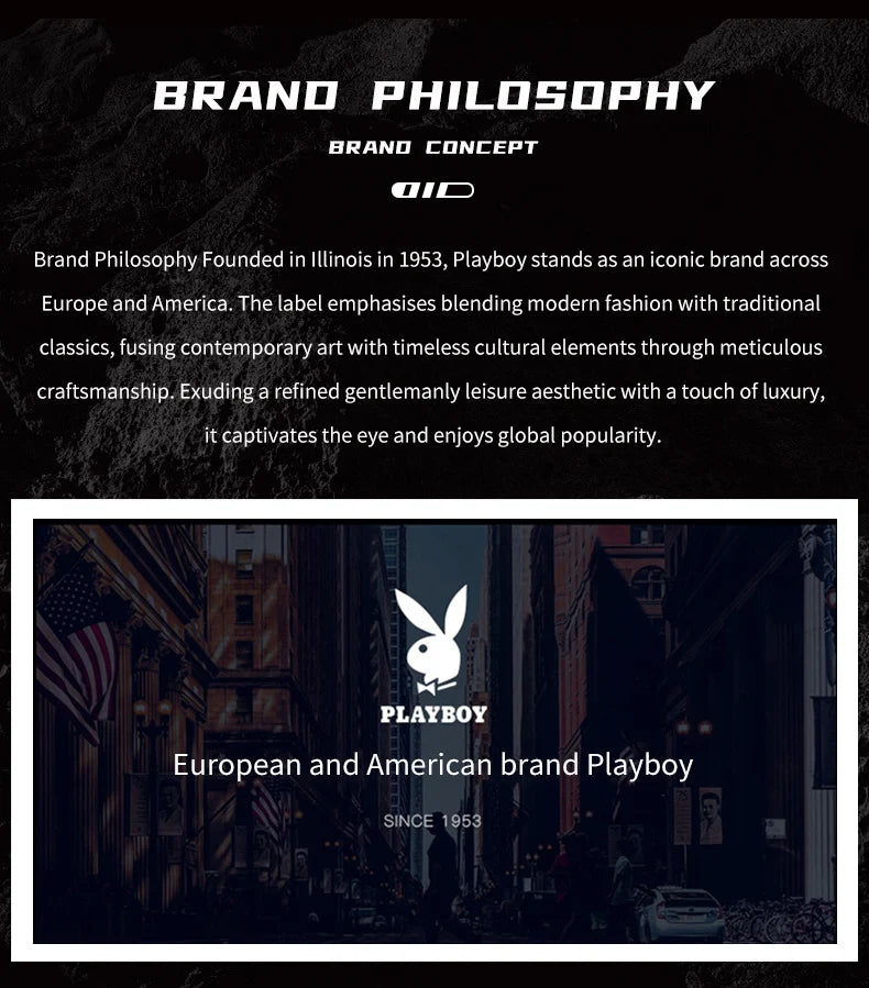 Orologi cronografici da uomo PLAYBOY, resistenti all&