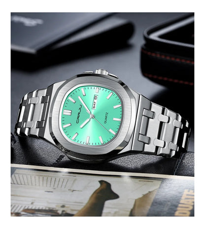 Orologio da uomo in acciaio inossidabile CRRJU