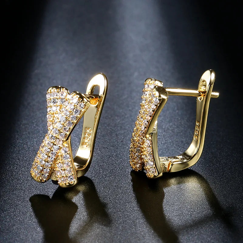New 925 Sterling Silver Earrings Moissanite Beautiful Fashion for Women Wedding Jewelry Classic Female Accessories Gifts party