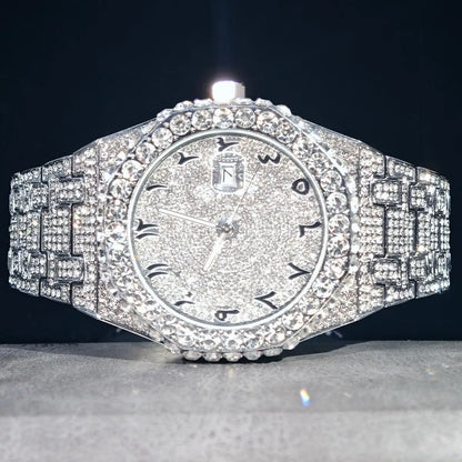 UNIGUET Herren-Hip-Hop-Uhr