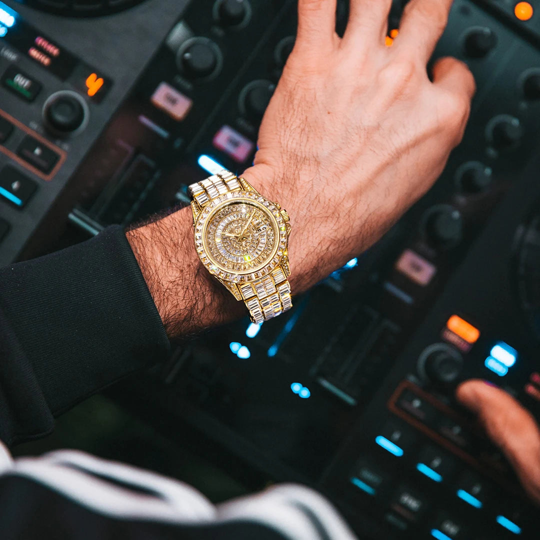 Reloj Iced Out para hombre MISSFOX
