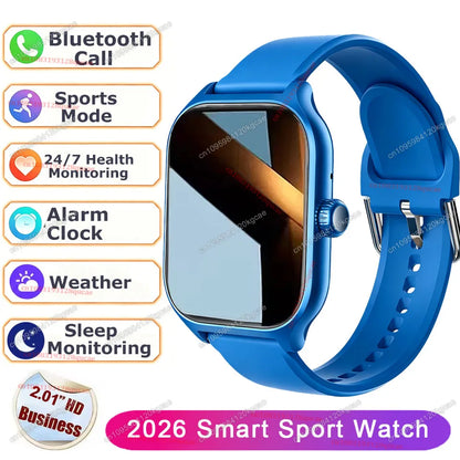OLA ESPORTE Rectangle Unisex Smart Watch for Android or iOS