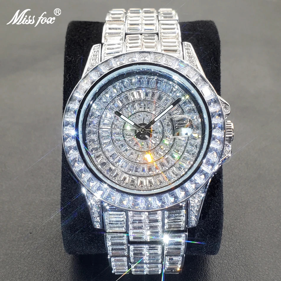 Reloj Iced Out para hombre MISSFOX