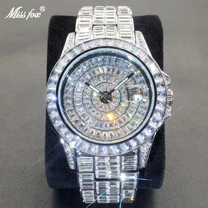 Reloj Iced Out para hombre MISSFOX