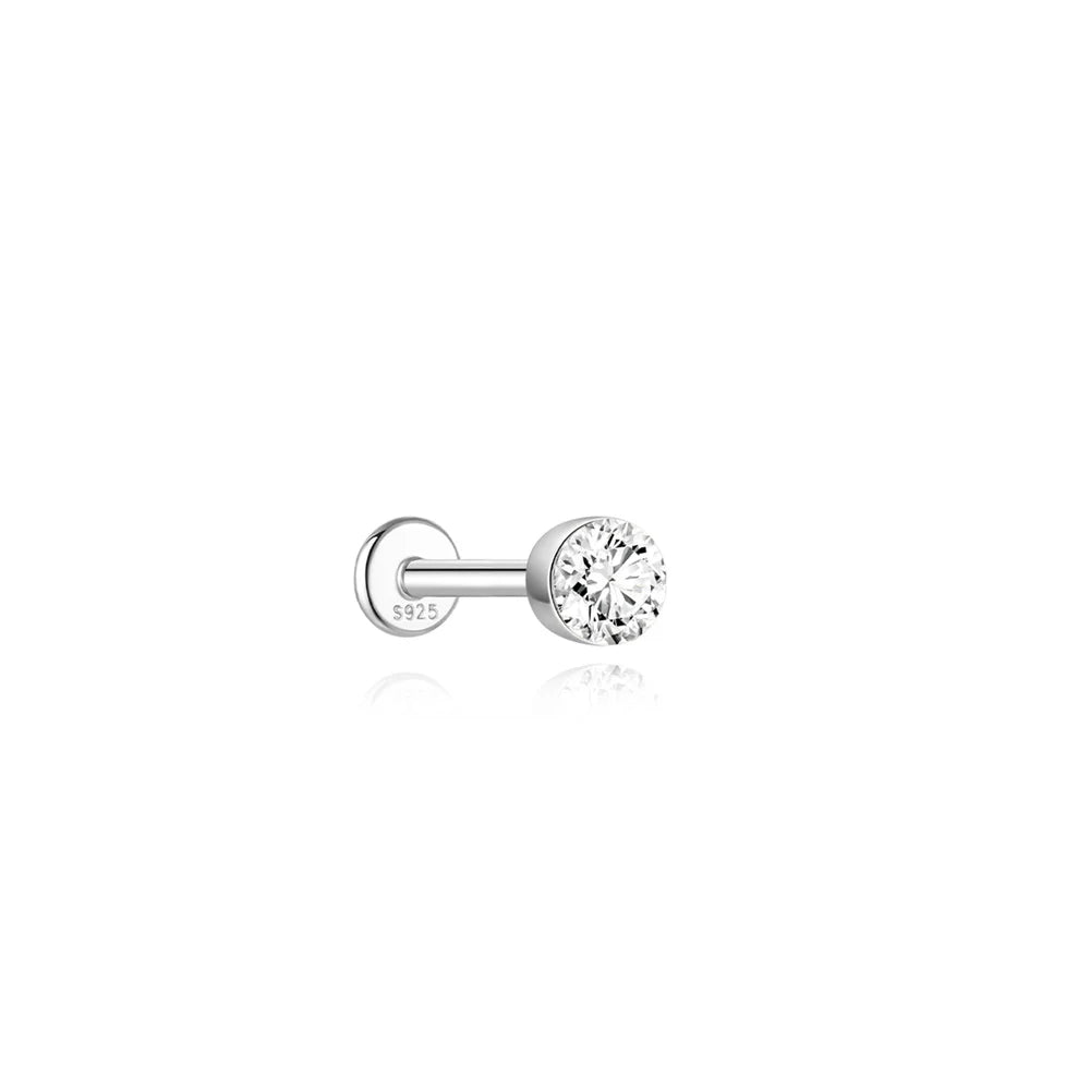AIDE Certified Moissanite Earrings 925 Sterling Silver Piercing Woman Jewelry Water drops stars moon tassels flowers leaves Gift