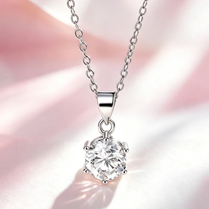 AITERNITY Moissanite Pendant Necklace