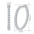 Hoop Moissanite Earrings for Women GRA Certified