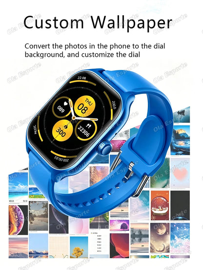 OLA ESPORTE Rectangle Unisex Smart Watch for Android or iOS