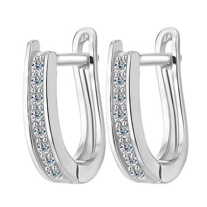 S925 Silver Moissanite Mood Earrings Are Classic and Simple, Luxurious and High-end