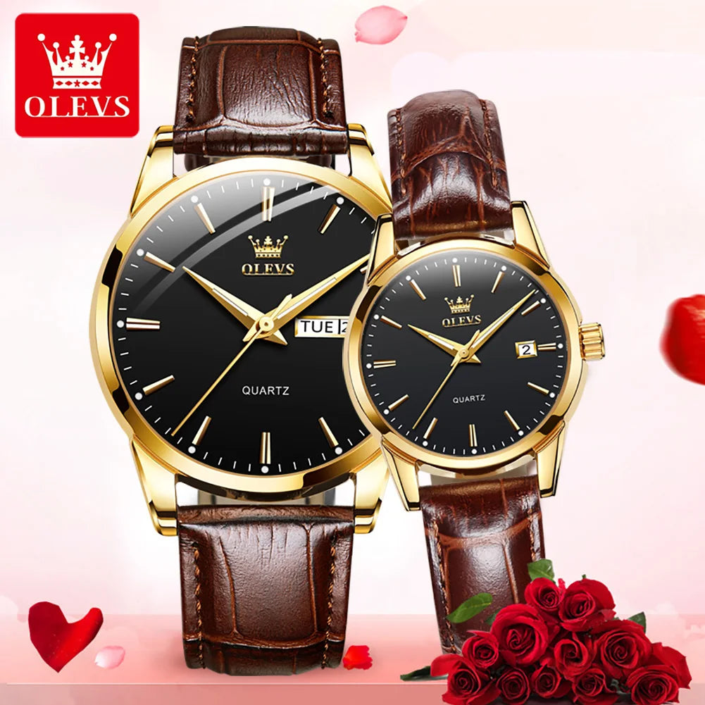 OLEVS Couples Watch