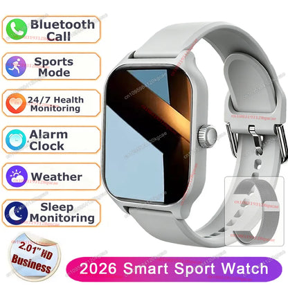 OLA ESPORTE Rectangle Unisex Smart Watch for Android or iOS