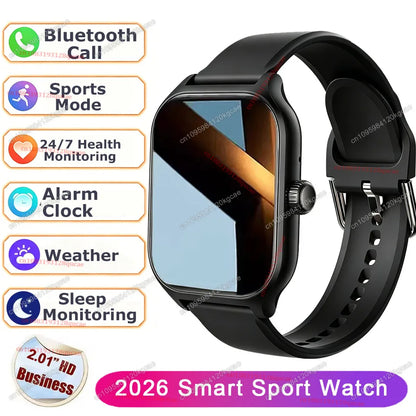 OLA ESPORTE Rectangle Unisex Smart Watch for Android or iOS
